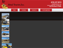 Tablet Screenshot of idealtractor.com